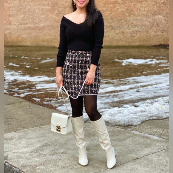Chinese Laundry White Over the Knee Boots